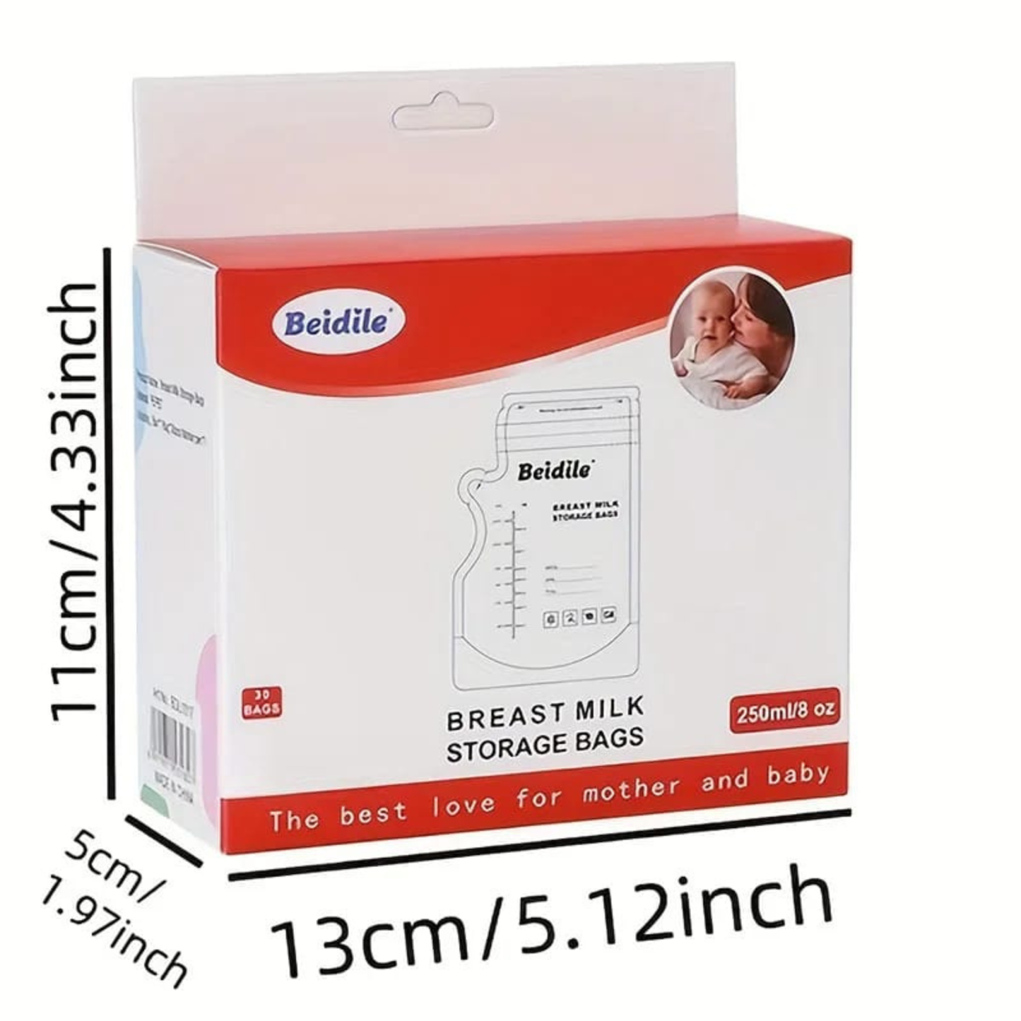 Pack 30 Bolsas para Almacenamiento de Leche Materna