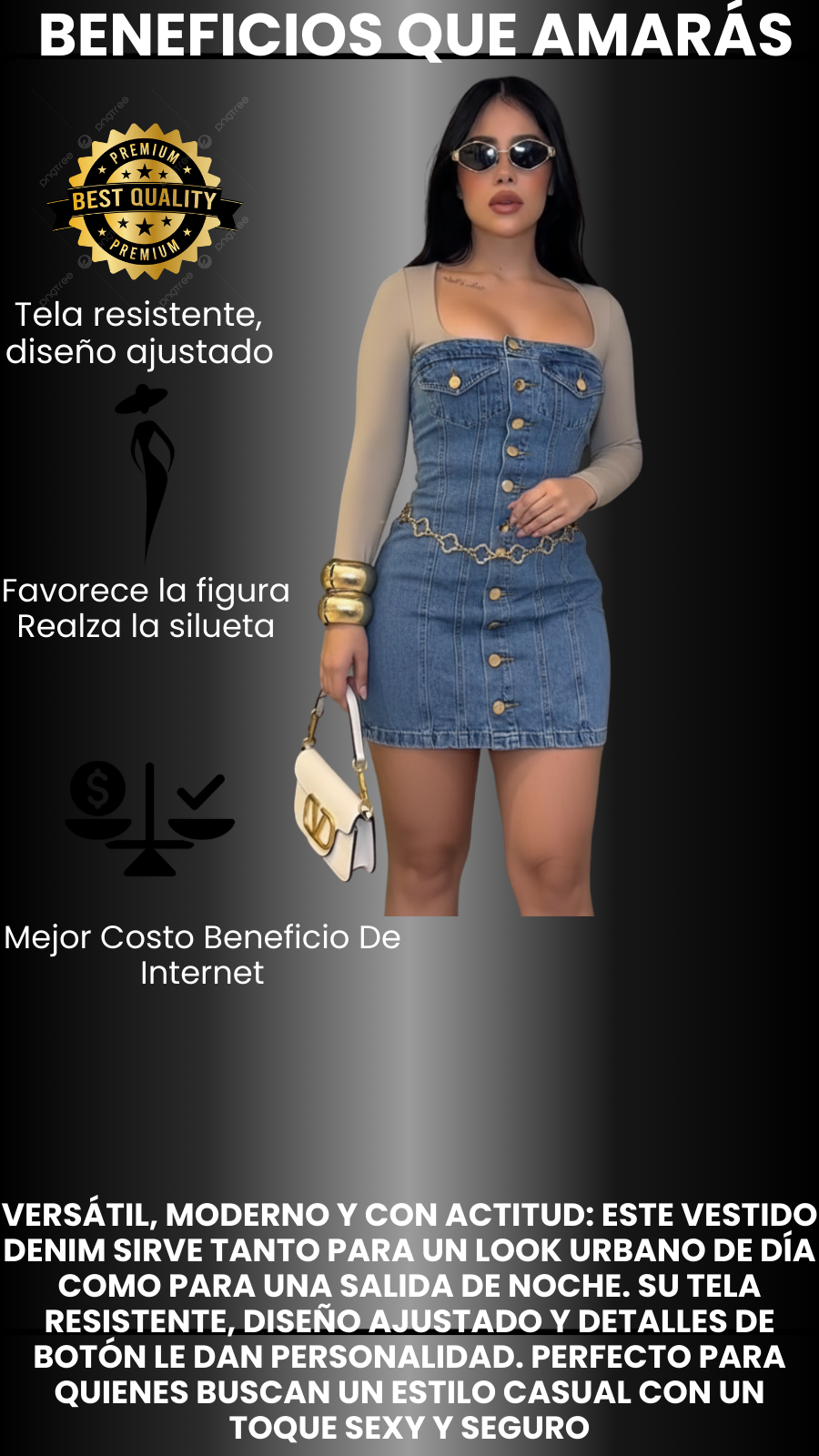 Denim Muse Dress 👗
