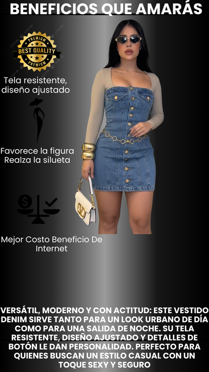 Denim Muse Dress 👗