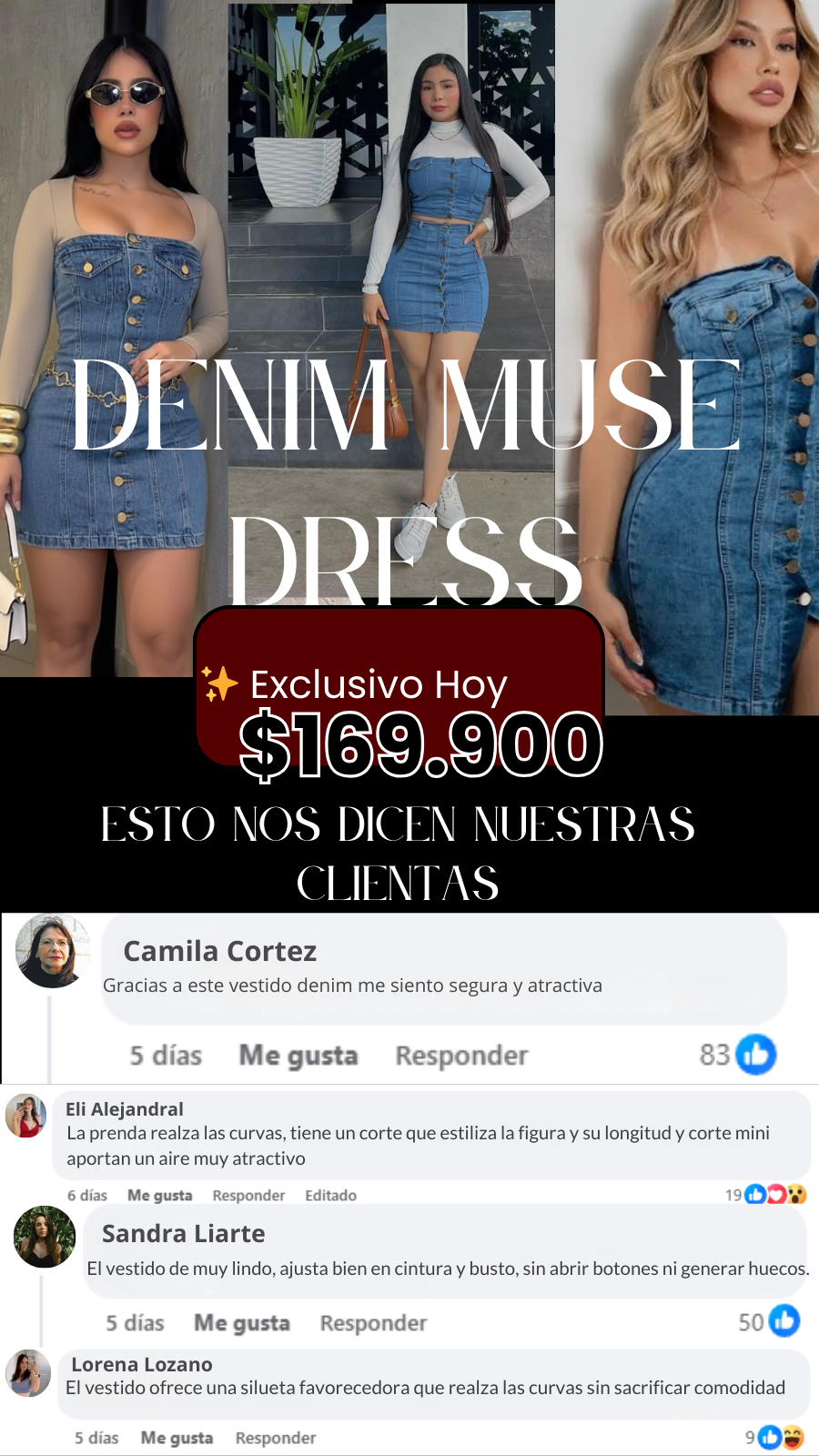 Denim Muse Dress 👗