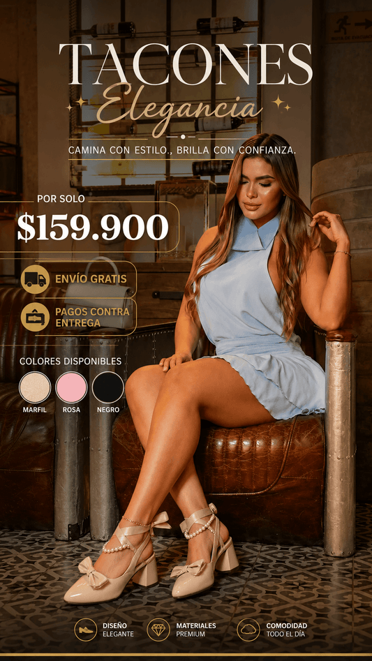 tacones perla