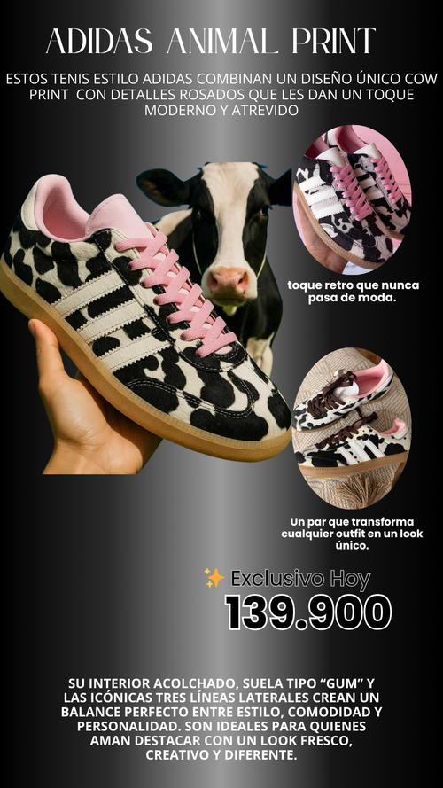 ADIDAS ANIMAL PRINT