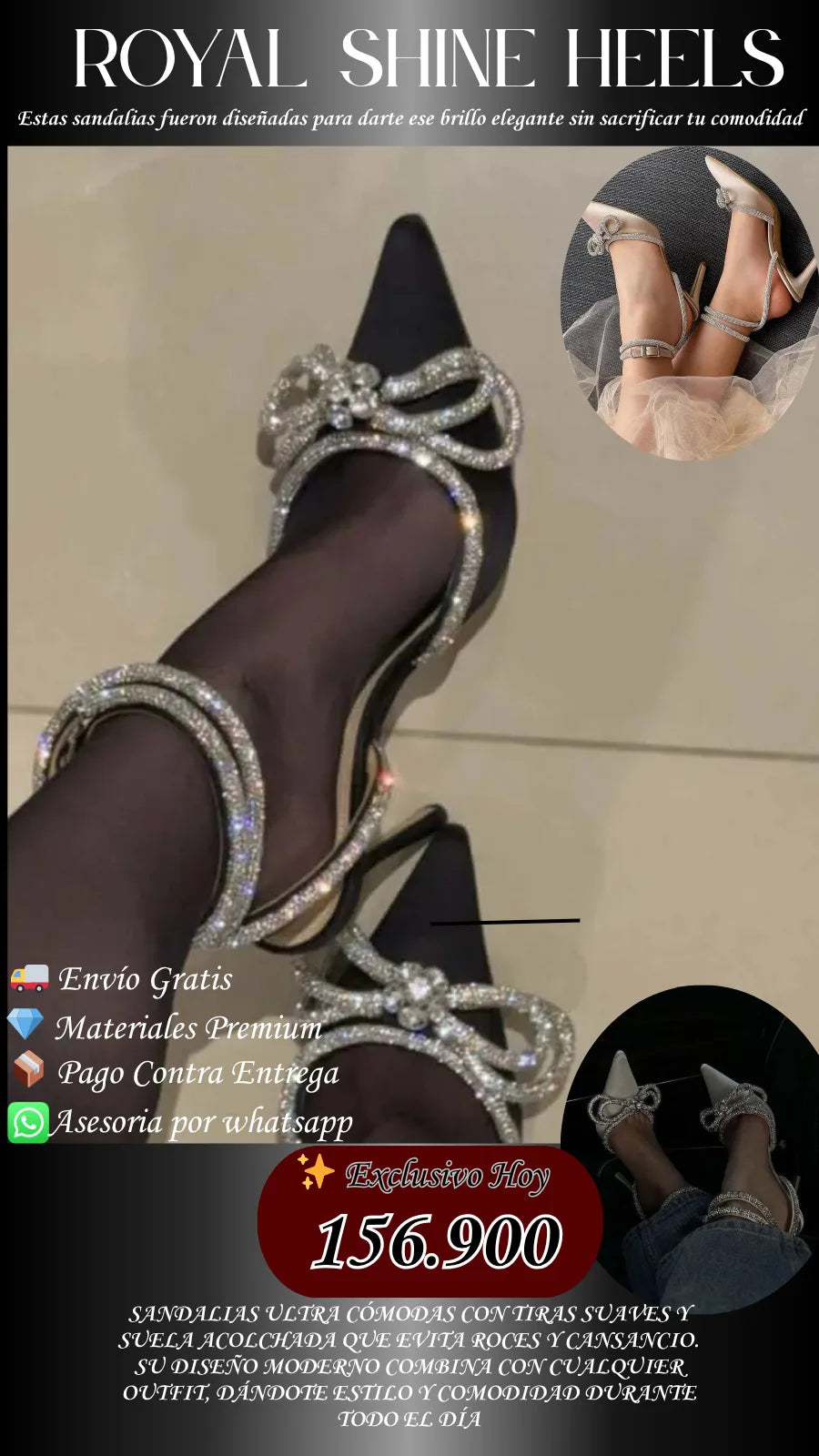 Sandalias Royal Shine Heels