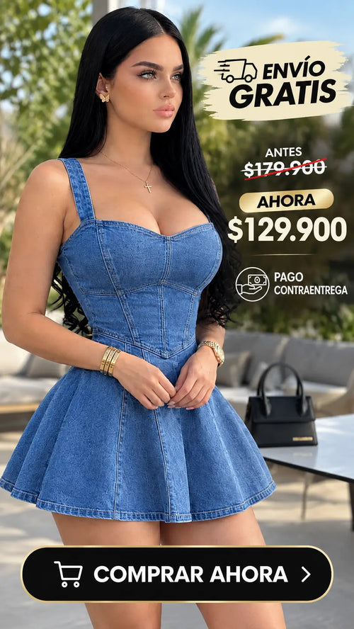 Vestido Denim Corset